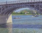 Gustave Caillebotte - Le pont d`Argenteuil et la Seine